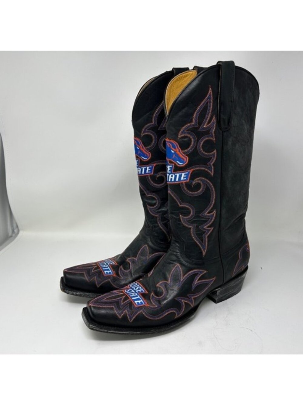 Men’s Boise State Broncos Gameday Cowboy Boots, NWT 10  D NCAA Broncos